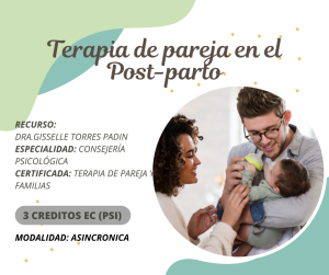 Terapia de pareja en el posparto
