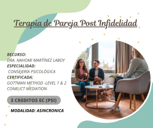 Terapia de Pareja Post Infidelidad